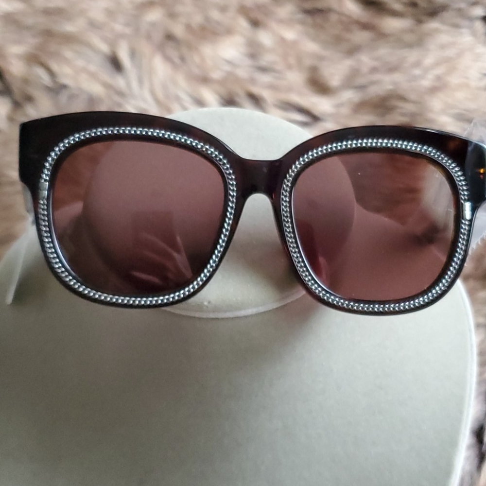 Stella Mccarthy black/ brown gorgeous sunglasses 2024 warranty cards with this